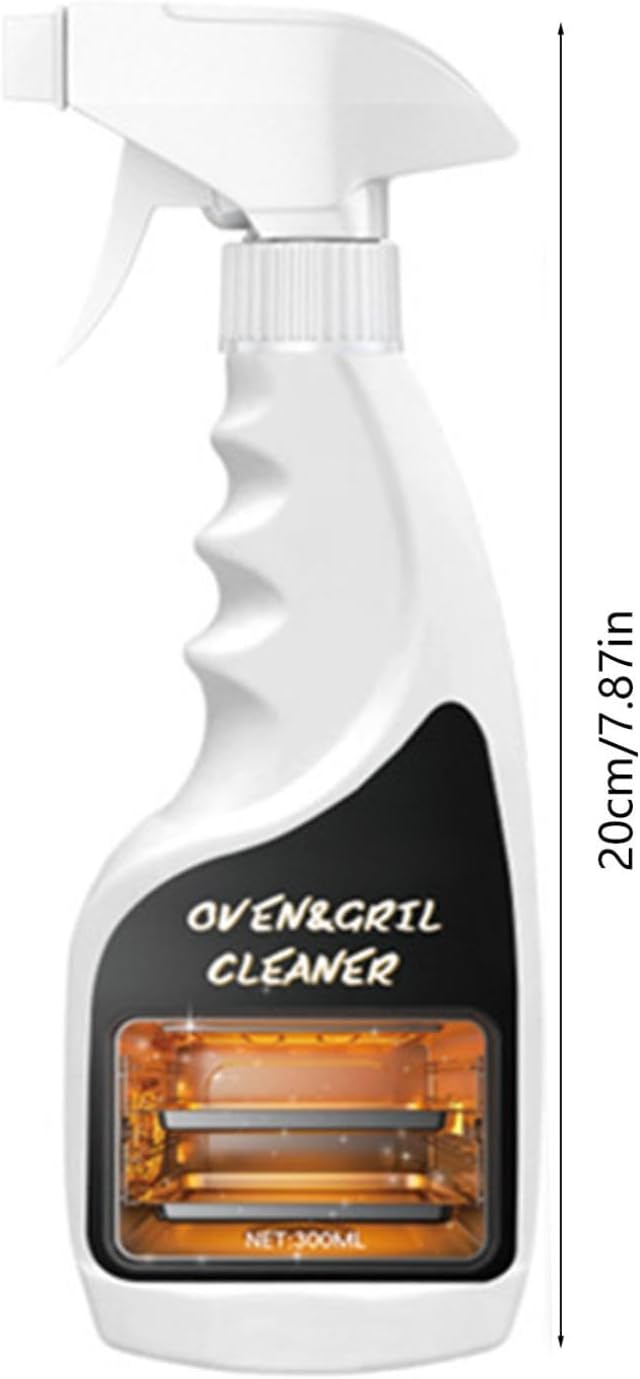 300Ml Oven and Grill Cleaner - Heavy Duty Degreaser for Oven Racks, Grills, and Stovetops, Eliminates Thick Grease & Build Up, Odor And Grease Remover (1)