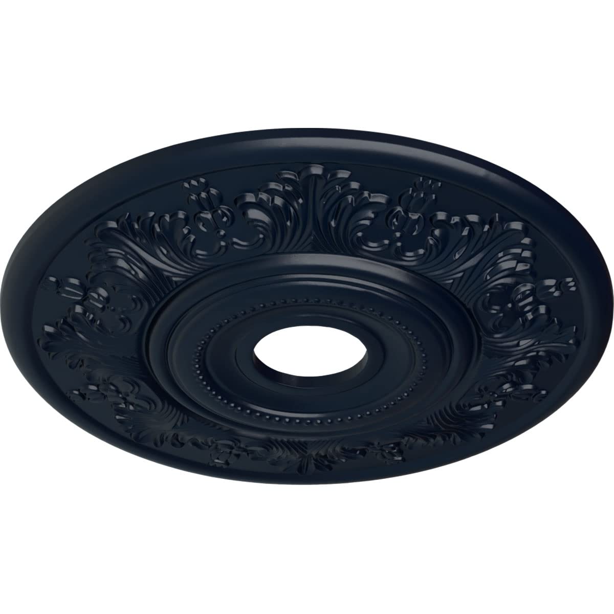 Ekena Millwork Cm20Vimdf Vienna Ceiling Medallion Fits Canopies Up To 6 1/2, Midnight Dream