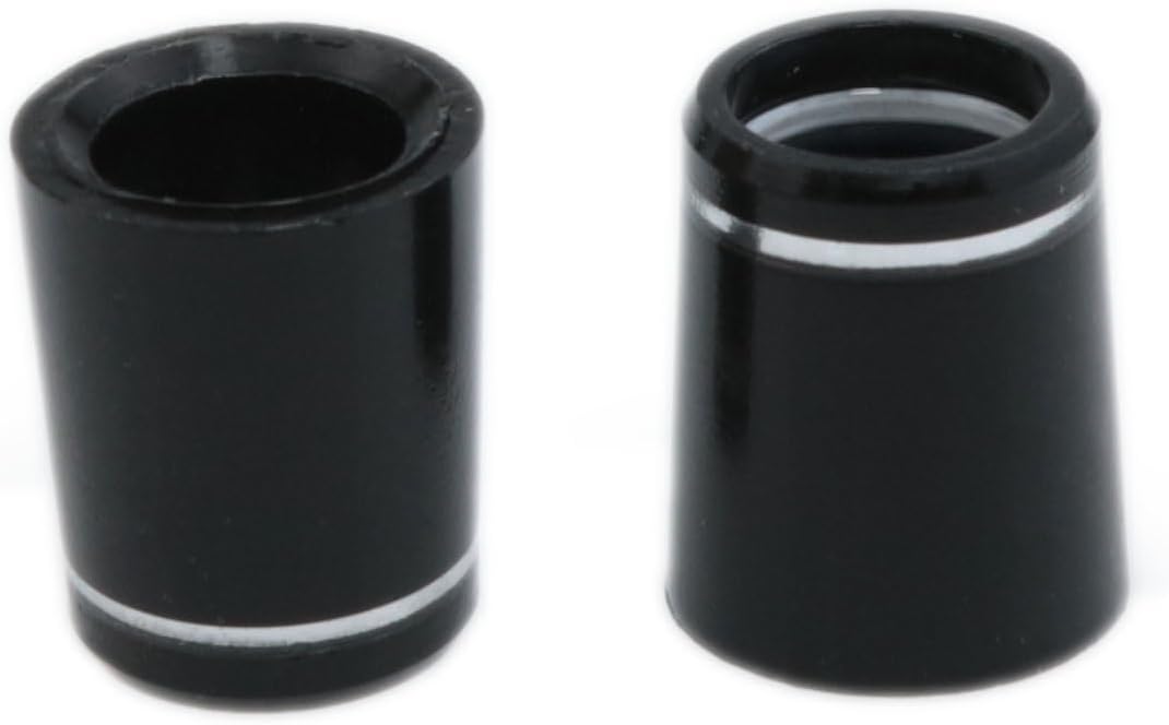 yukata Black Golf Club Ferrules 0.350inch Ring Tapered Ferrules Golf Club Parts for Most Brands of Irons and Carbon Clubs 10PCS