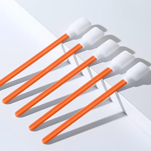 200 PCS Foam Cleaning Swab Sticks Professional, Dust-Free Cleaning Sponge Tip Swabs Printer,Scanners, Camera, Optical Lens,Gun, Arts,Crafts,Automotive Detailing.