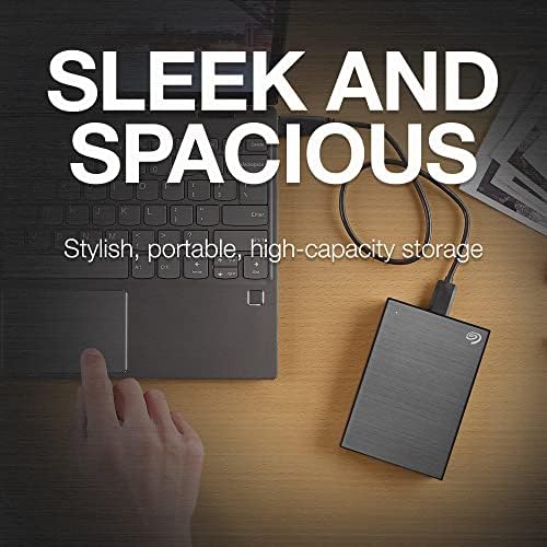 Seagate One Touch, 1Tb, Password Activated Hardware Encryption, Portable External Hard Drive, Pc, Notebook & Mac, Usb 3.0, Black