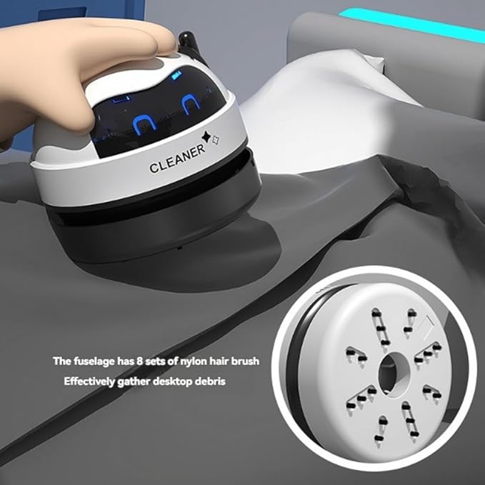 Desktop Cleaner Vacuum Cleaner for Home Office Table Sweeper Mini Vacuum Cleaner USB Rechargeable Wireless Cleaner A