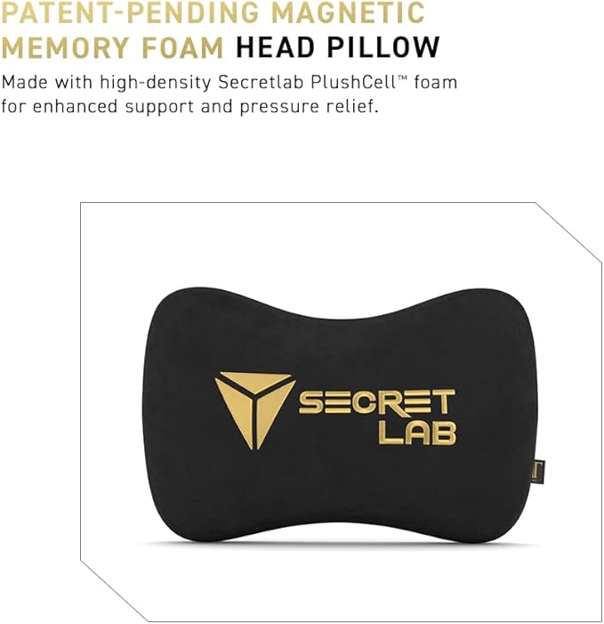 Secretlab Titan Evo House Lannister Gaming Chair - Reclining & Heavy Duty Computer Chair with 4D Armrests - Magnetic Head Pillow & Lumbar Support - Up to 395 lbs - Red/Gold - Leatherette