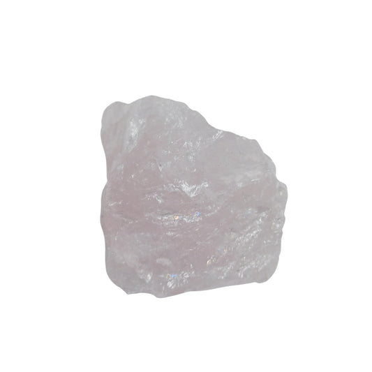 Karma Gems 5 Pcs Rose Quartz Natural Crystals - Raw Tumbling Cool Agate Crystal Stones - Rock Collections for Kids - Pink Healing Stones for Meditation, Chakra Balancing, and Energy