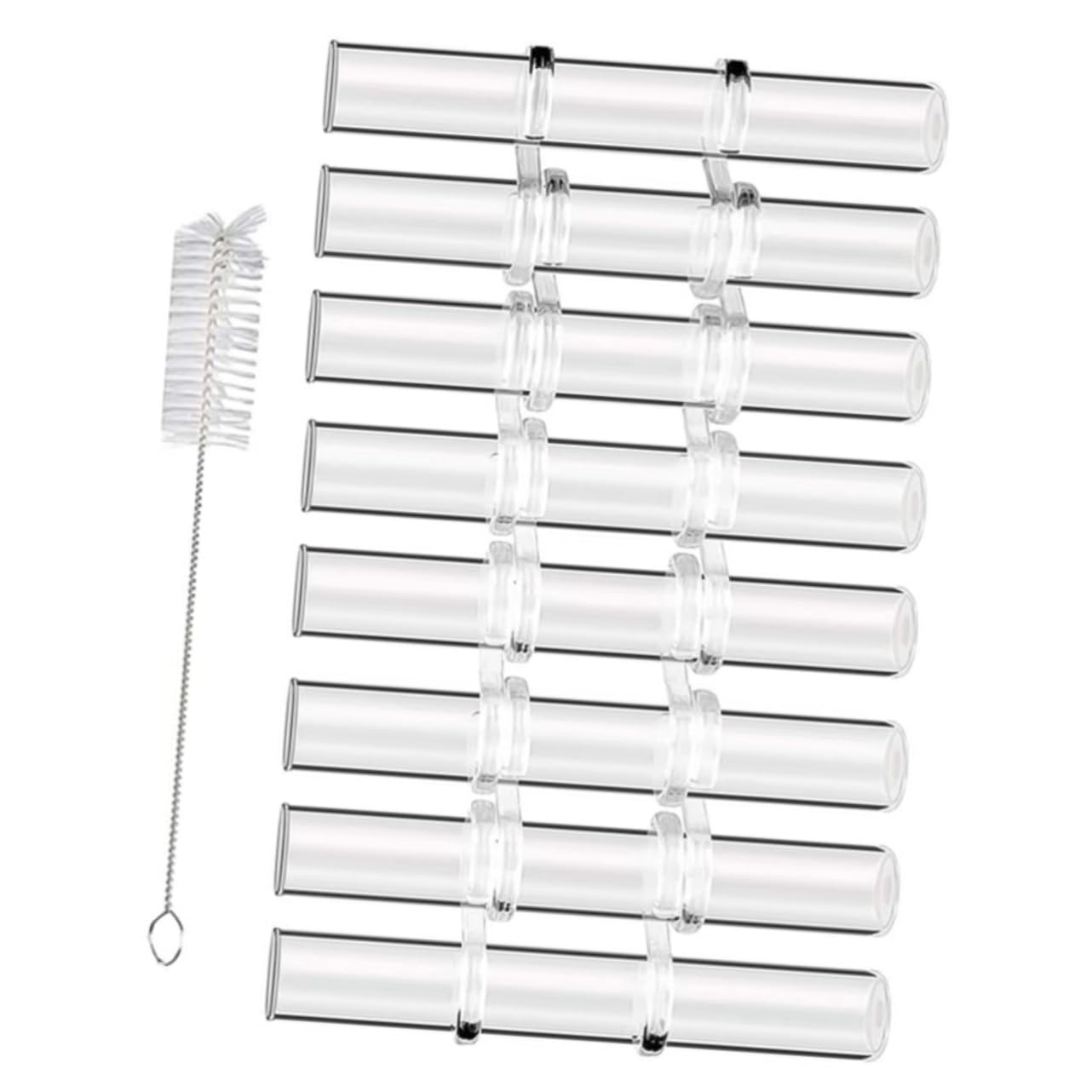 Happyyami Test Tube Glass Vase Set for Hydroponics Propagation Vases for Indoor Plants Decorative Glass Terrarium Planting Kit Home and Office Decor