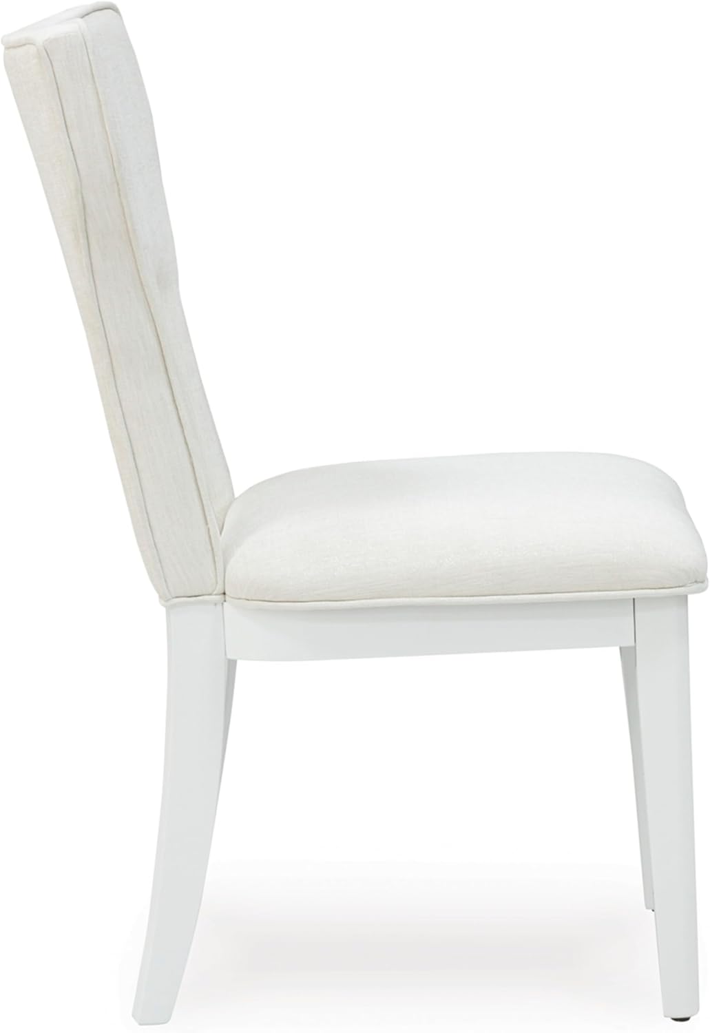 Signature Design by Ashley Chalanna Solid Wood Frame Dining Chair, Set of 2, White