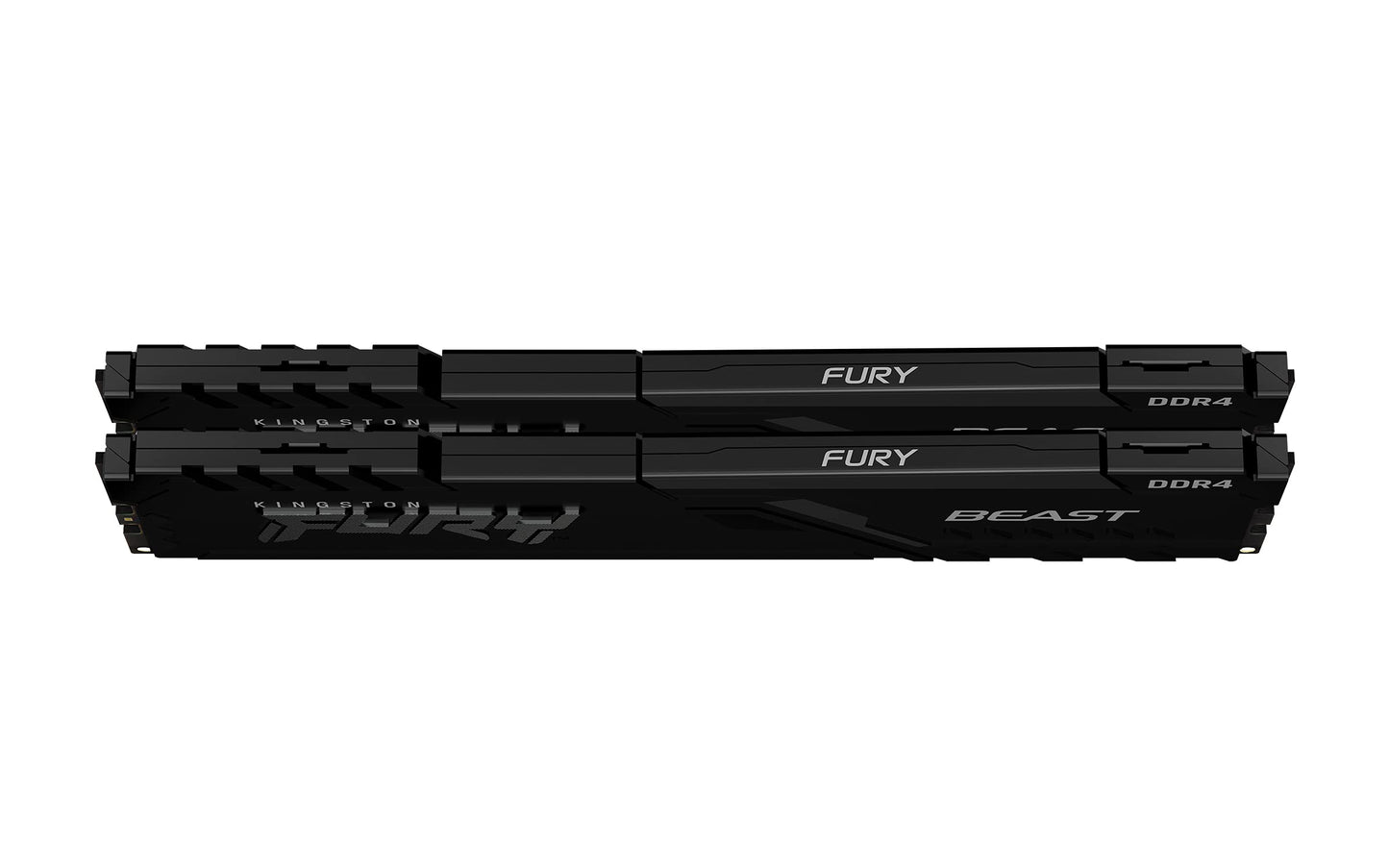Kingston Fury Beast 64Gb (2X32Gb) 3600Mhz Ddr4 Cl18 Desktop Memory Kit Of 2 Kf436C18Bbk2/64, Black