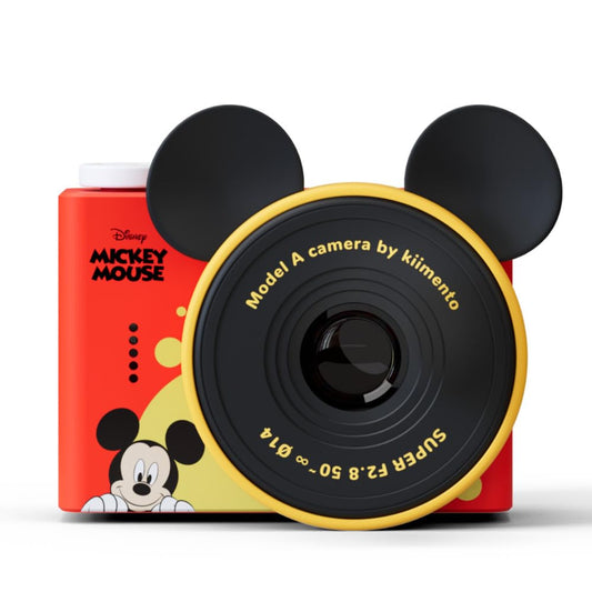 Mickey Mouse Mini Kids Toy Digital Camera & Video Camcorder for Ages 3-5, Teens and Adults, Selfie Lens, 20+ Filters, 12MP, 32GB
