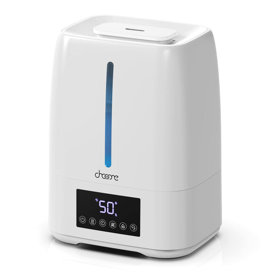 Chooone 6L Humidifier for Bedroom Baby, Cool & Warm Mist Humidifier Large Room Home, Top Fill Ultrasonic Humidifier for Plants I