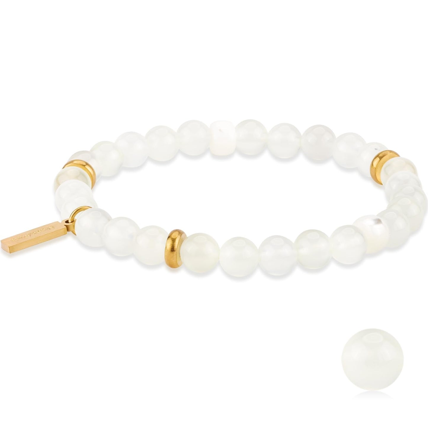 MesoAura Natural Garnet Bracelet – handmade Crystal Healing Jewelry for Women & Men – Root Chakra Balance, Vitality & Courage Energy Stone – Zodiac Capricorn Aquarius – Spiritual Gemstone Beaded Bracelet (Heart Chakra – Jade Cantata bracelet)