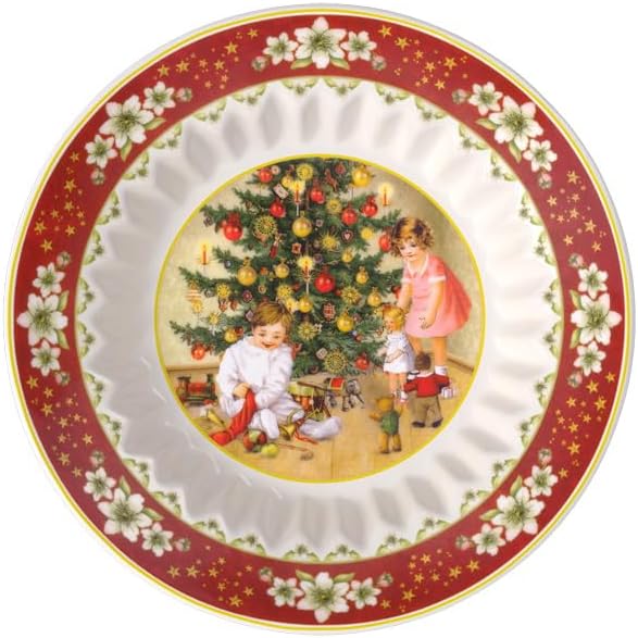 Villeroy & Boch Toy's Fantasy Christmas Small Bowl, Premium Porcelain, Festive Design