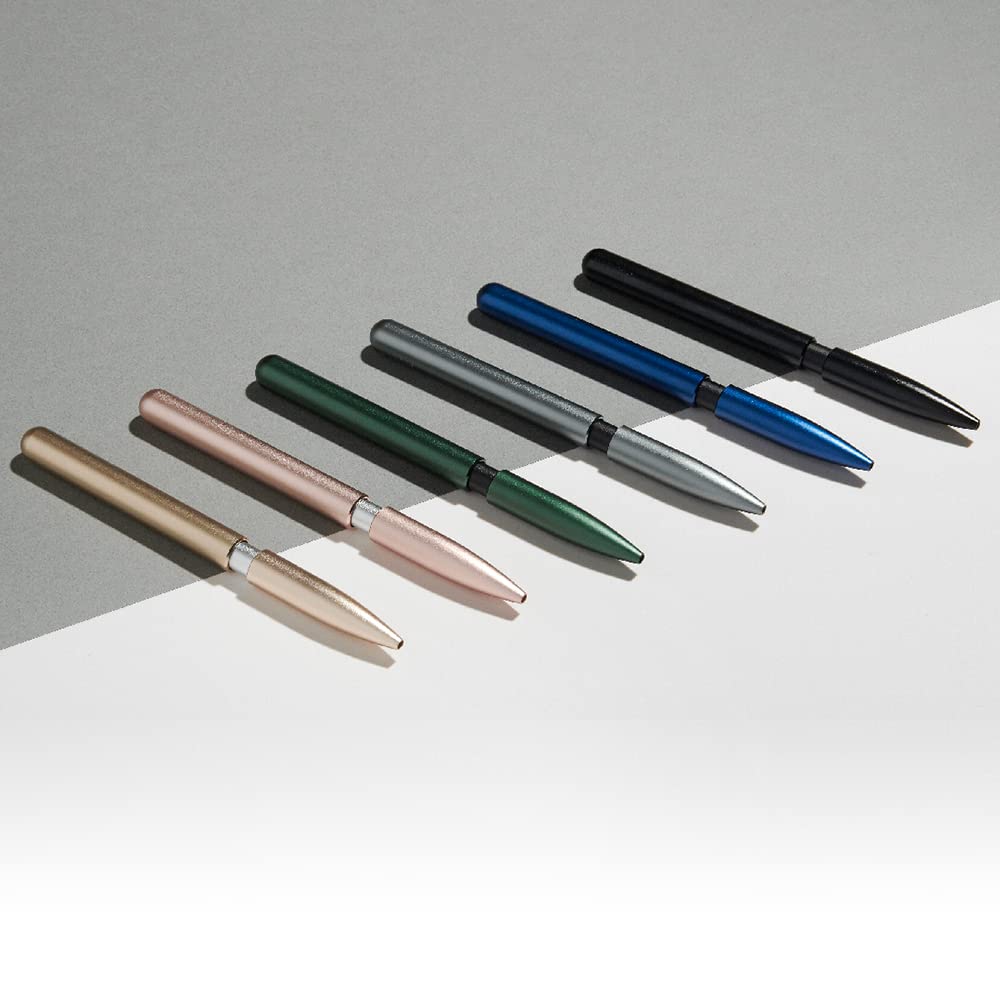 stilform - Ballpoint Pen - Precision Milled Aluminum with Magnetic Closure Mechanism and Superior Schmidt Refill - Award Winning Design (Comet Grey)