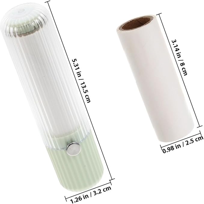 Extra Sticky Lint Roller Set for Pet Hair Removal with Handle and Tear-Off Refills Portable Reusable Lint Remover for Clothes Couch Carpet Dog and Cat Hair Cleaning
