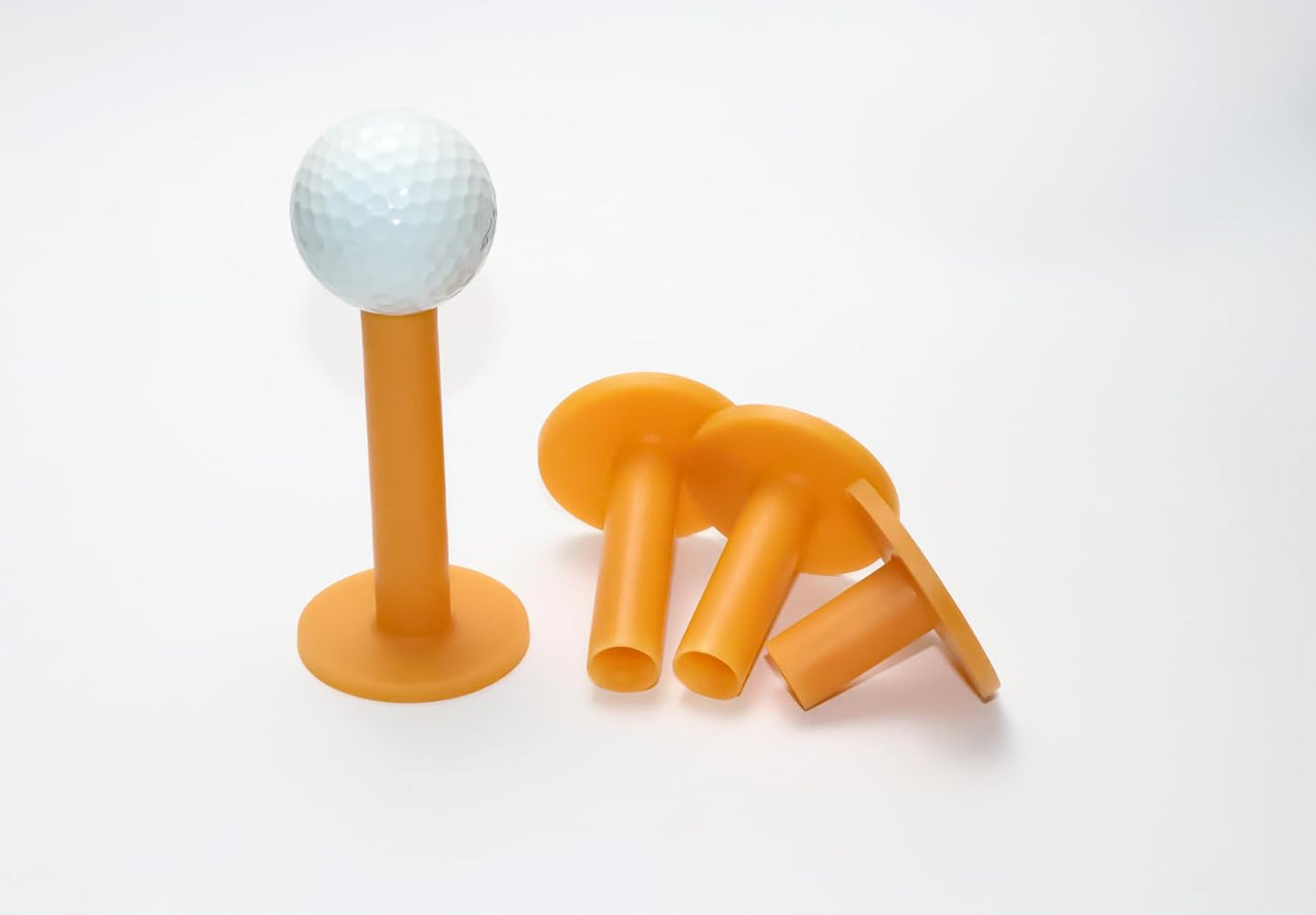 LeFeng Sports Golf Rubber Tees Holder Set, Mixed Size Durable and Hight Elastic Driving Range Tees, Colorful Golf Tees for Golf Practice Mat