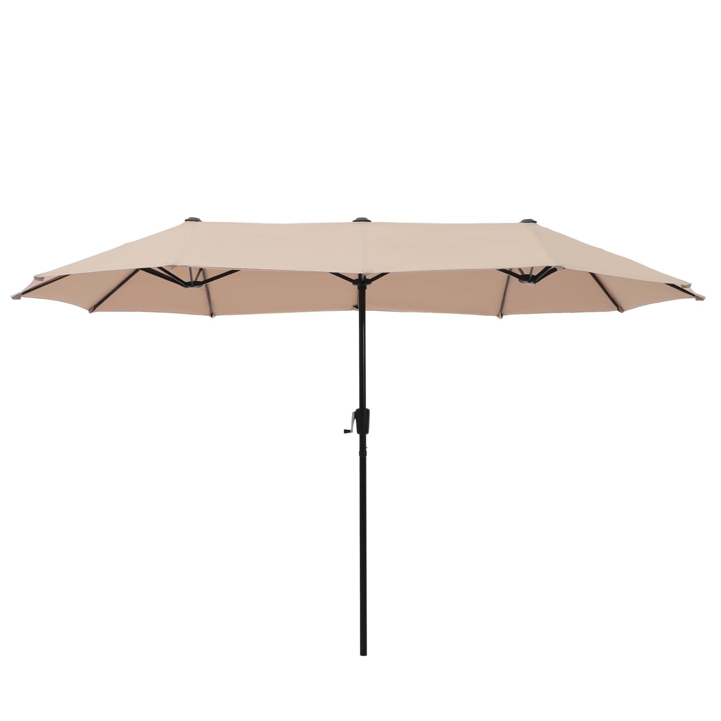 HERA'S PALACE 13 ft Rectangle Patio Umbrellas Large Outdoor Umbrella with Crank Powerful UV Protective Table Umbrella Outdoor Patio for Backyard, Pool, Garden, Deck