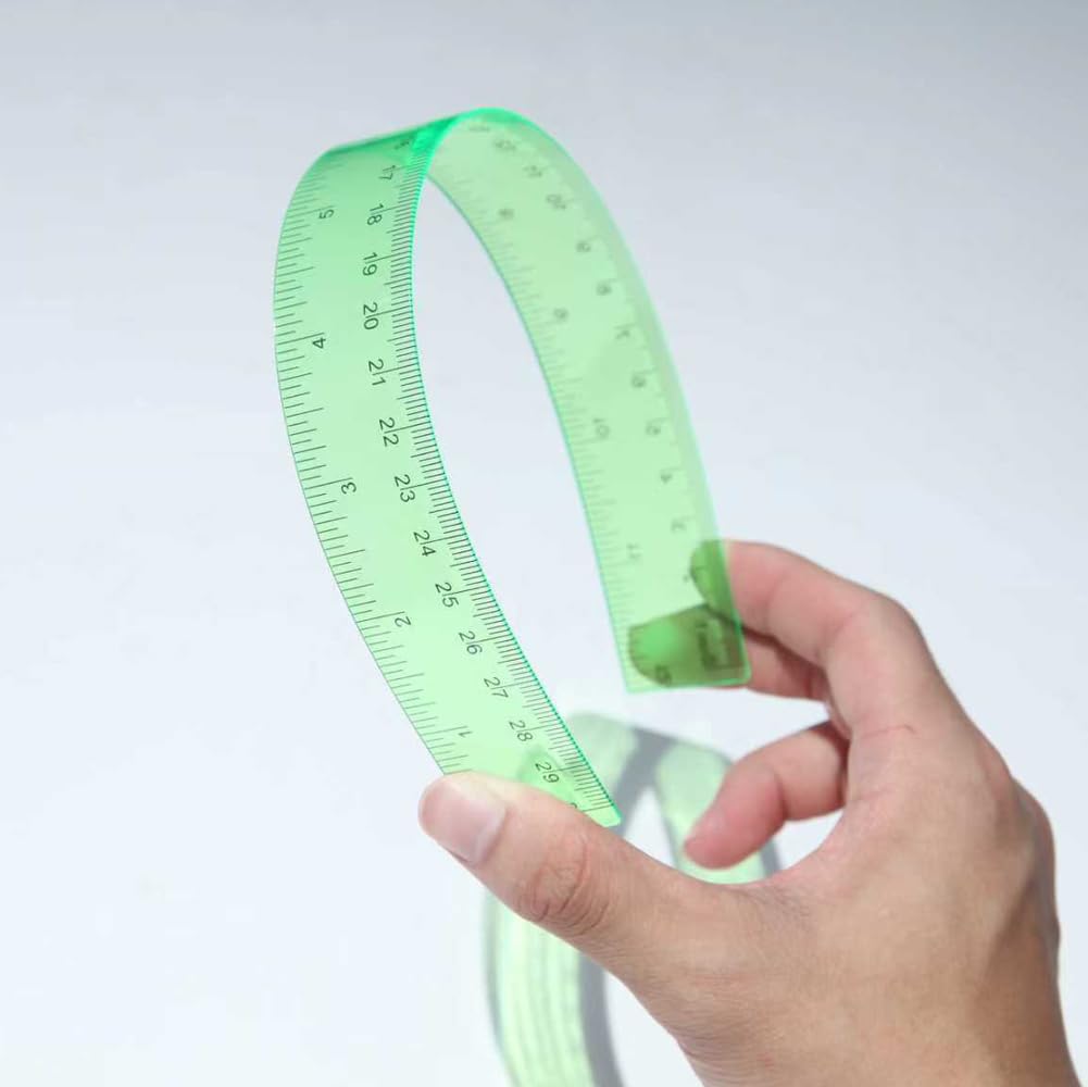 Ruler 12 Inch,Kid Rulers for School,Rulers Bulk for Classroom,8 Pack