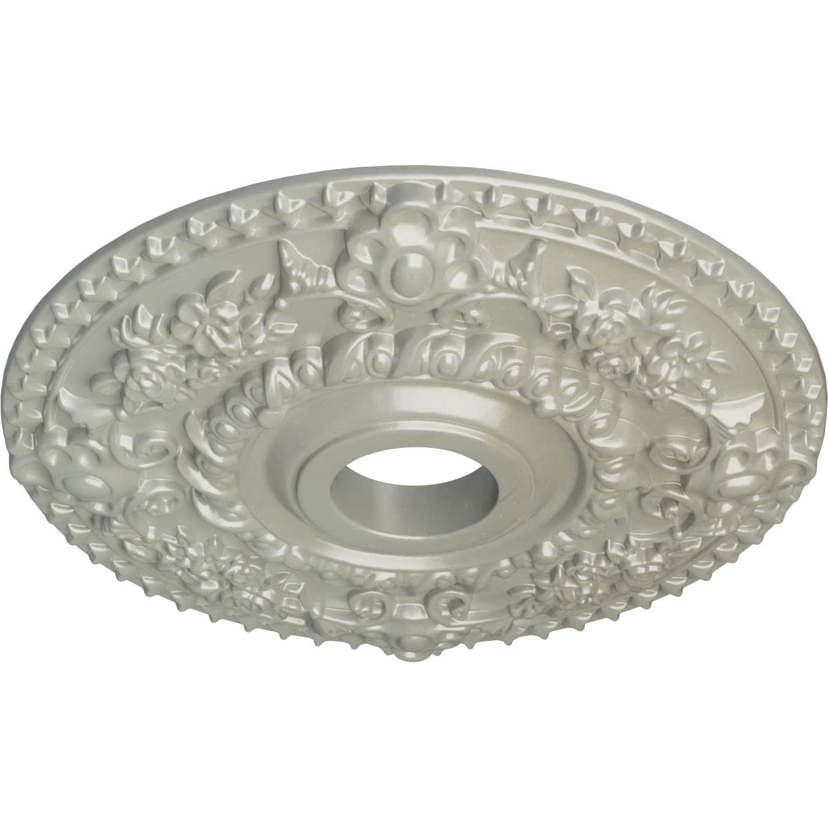 Ekena Millwork Cm18Rofcs Rose Ceiling Medallion, Flash Copper