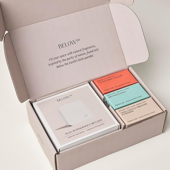 Below 60 - Plug in Diffuser Fragrance Kits - Founded by Hilary Duff (3-Scent Starter Kit)