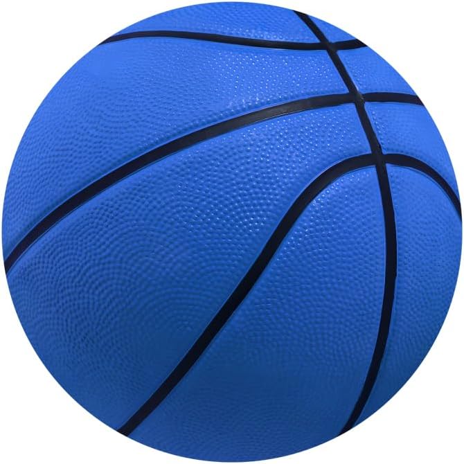 Leyiyi 5.5x5.5ft Basketball Round Backdrop Cover Blue Basketball Round Backdrop Basketball Match Sports Theme Circle Photography Background for Boys Baby Shower Newborn Gender Reveal Party Decor