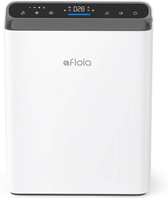 Air Purifier for Home Large Room Bedroom Up to 2000Ft² with PM2.5 Display Air Quality Sensor&Smart Auto Mode, 3-Stage Filter Cleaner Odor Eliminator, Remove Pet Dander Pollen Allergy Dust Mold Smoke