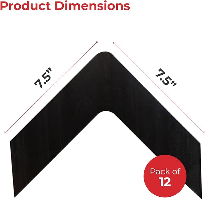iPrimio NeverCurl Best V Shape Design Rug Corner Gripper to Instantly Stop Rug Corner Curling - Safe for Wood Floors - for Indoor & Outdoor Rugs - Carpet/Rug Tape - Not an Anti-Slip Pad