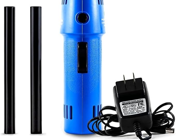 O2 Hurricane Compressed Air Duster – Powerful 200 MPH Cordless Compressed Air Cleaner, Rechargeable Mini Dust Fan Electric Blower for Computer, Keyboard, Electronics, Car Detailing Cleaning