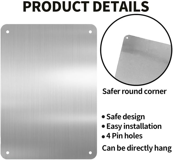 Notice No Cash Or Valuables Kept On These Premises Sign - Rustproof Aluminum 12"x8", Multicolor Indoor Use for Business
