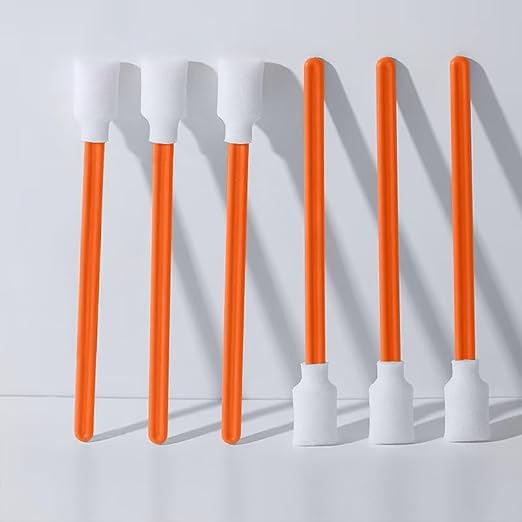 400PCS Professional Foam Cleaning Swab Sticks Dust-Free Cleaning Sponge Tip Swabs for Printer Scanners Camera Optical Lens Gun Arts Crafts Automotive Detailing
