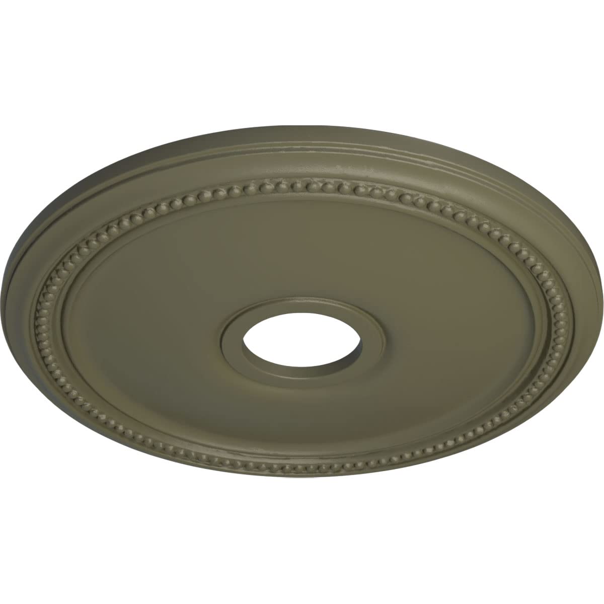 Ekena Millwork Cm18Dissf Diane Ceiling Medallion, 18Od X 3 5/8Id X 1 1/8P (Fits Canopies Up To 5 3/8), Hand-Painted Spartan Ston