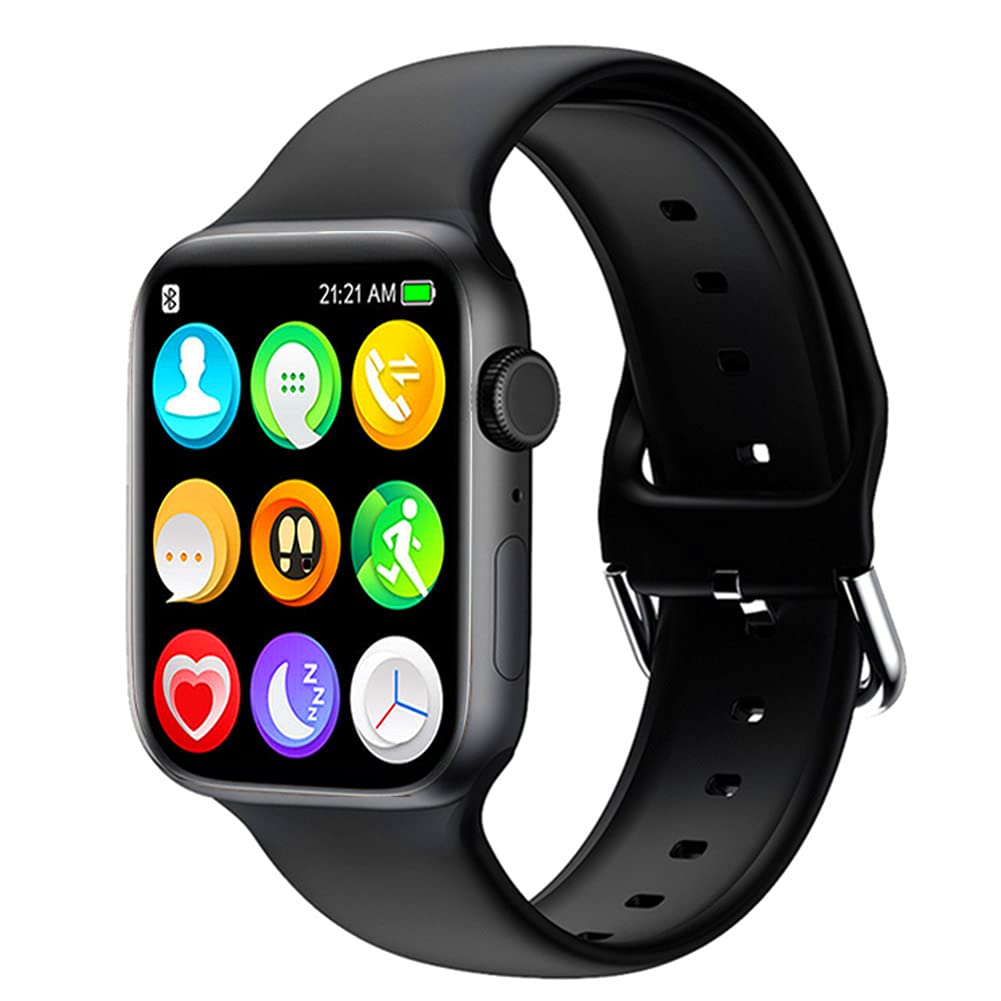 Hchlql Smart Watch For Android Ios Phones Compatible With Iphone Samsung, Touchscreen Fitness Tracker Smartwatch With Call/Sms/H