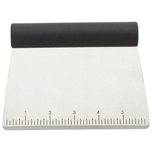 KitchenAid All Purpose Stainless Steel Dough Pastry Scraper/Chopper/Cutter with Measurement Scale, 6-Inch