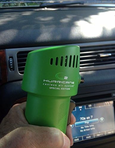 Canless Air O2 Industrial Hurricane Compressed Air Duster | Cordless, Rechargeable Air Blower for Cleaning Keyboards, Computers | 5 Attachments - Green