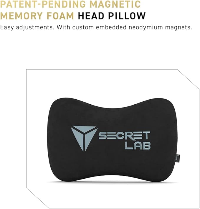Secretlab Titan Evo Royal Gaming Chair - Reclining - Ergonomic & Comfortable Computer Chair with 4D Armrests - Magnetic Head Pillow & 4-Way Lumbar Support - Small - Blue - Leatherette