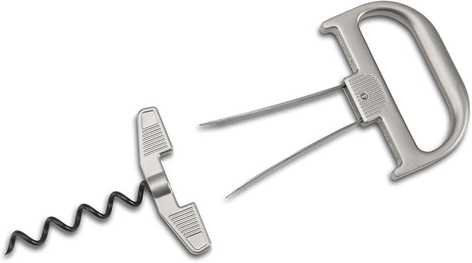 The Durand® two part device to successfully remove older and fragile wine corks whole and intact.