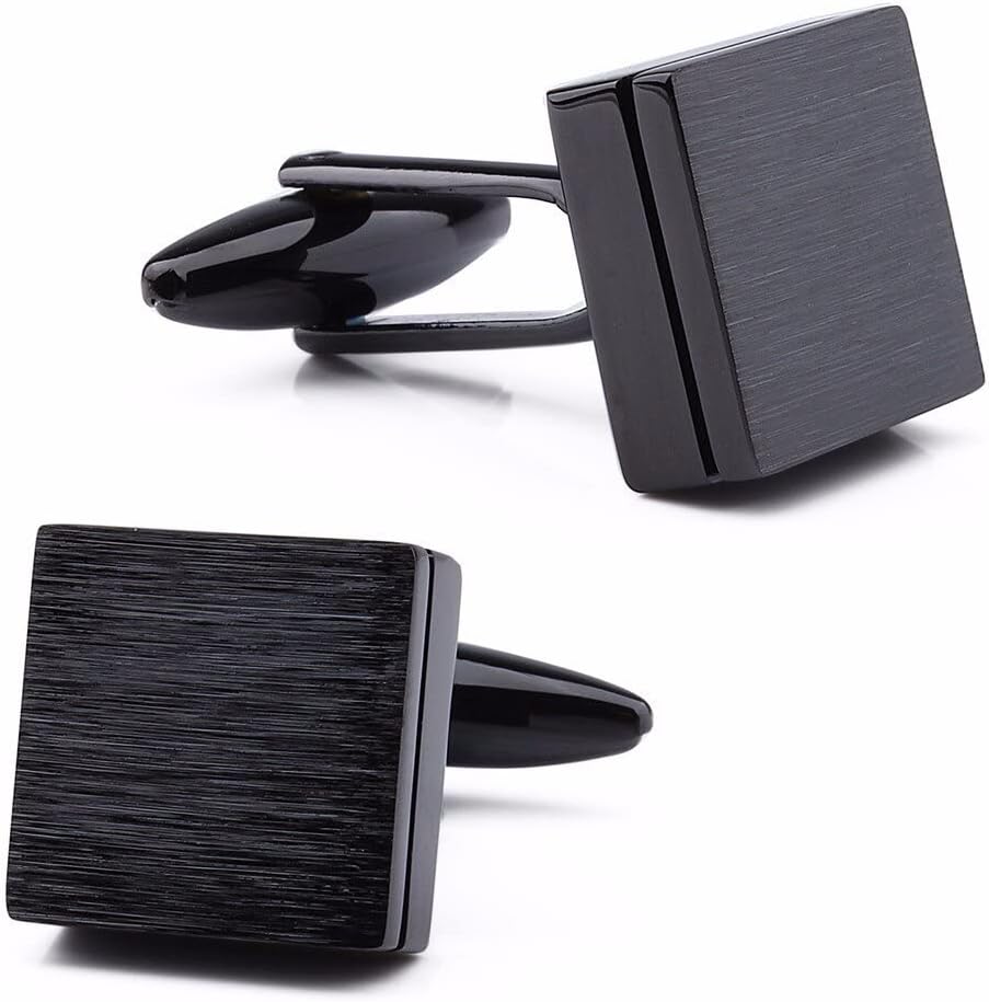 S&W Wedding Cufflinks for Men Cuffs with Gift Box Business for Tuxedo Shirts