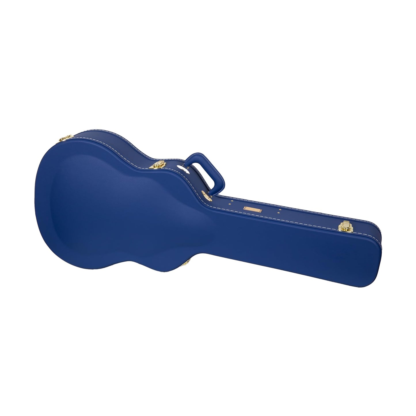Crossrock 17    Jazz Guitar Case for Archtop Hollow-Body Guitars - Fits Gibson L5/ES-300/ ES 350T, Epiphone Broadway -Vibrant Bl