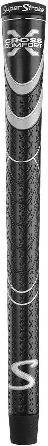 SuperStroke Cross Comfort Golf Club Grip | Soft & Tacky Polyurethane That Boosts Traction | X-Style Surface & Non-Slip | Swing Faster & Square The Clubface More Naturally