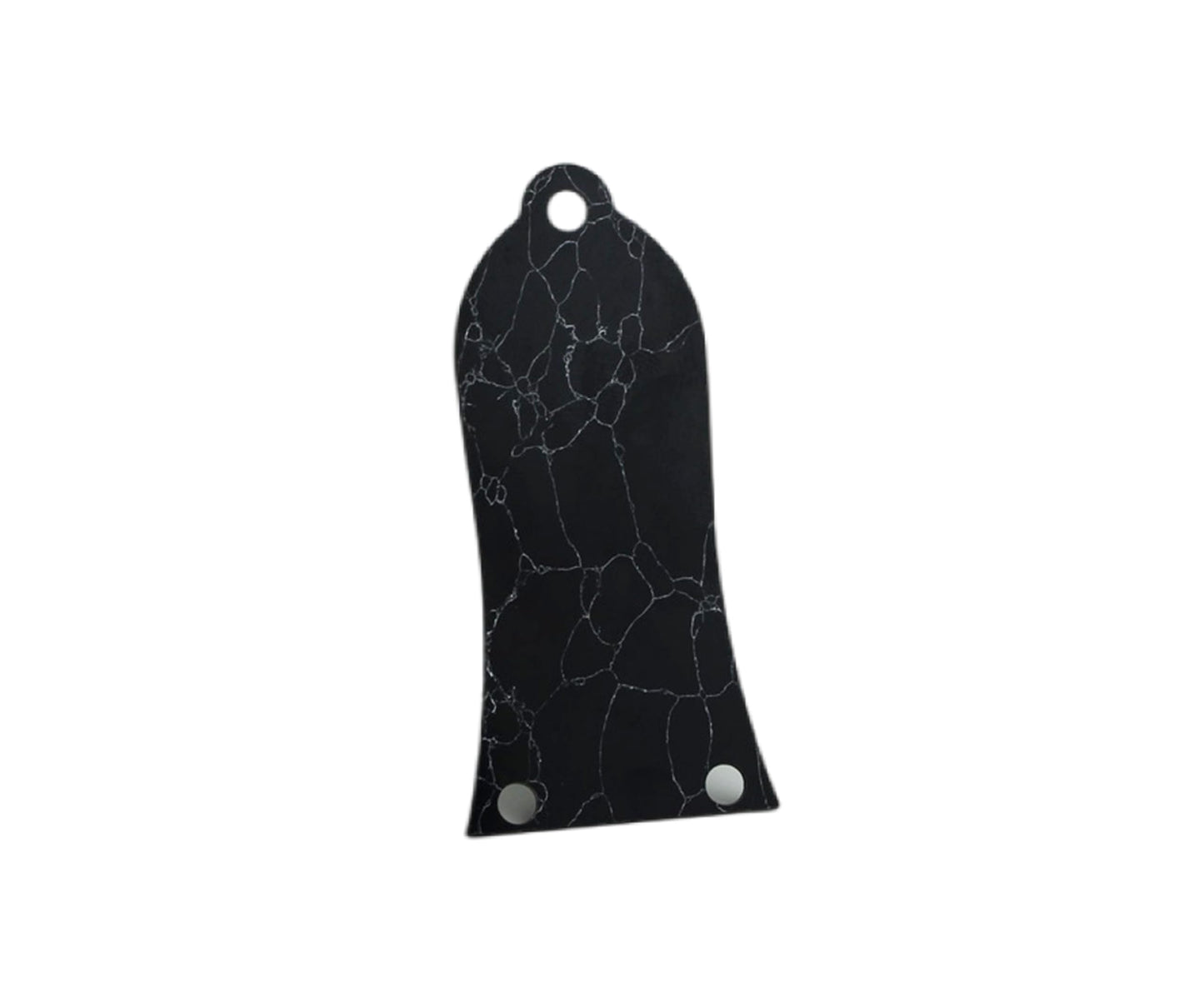 Guyker 1 Pcs Guitar Head Cover 3 Holes, Artificial Turquoise Bell Shape Guitar Truss Rod Cover For Lp Style Guitar Accessories P