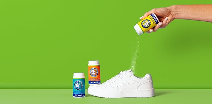 Gran's Remedy Cooling Foot and Shoe Deodorizer Powder - Effective Odor Eliminator - Moisture Absorbing Travel Size Foot Powder - Soothing Relief for Shoes and Feet