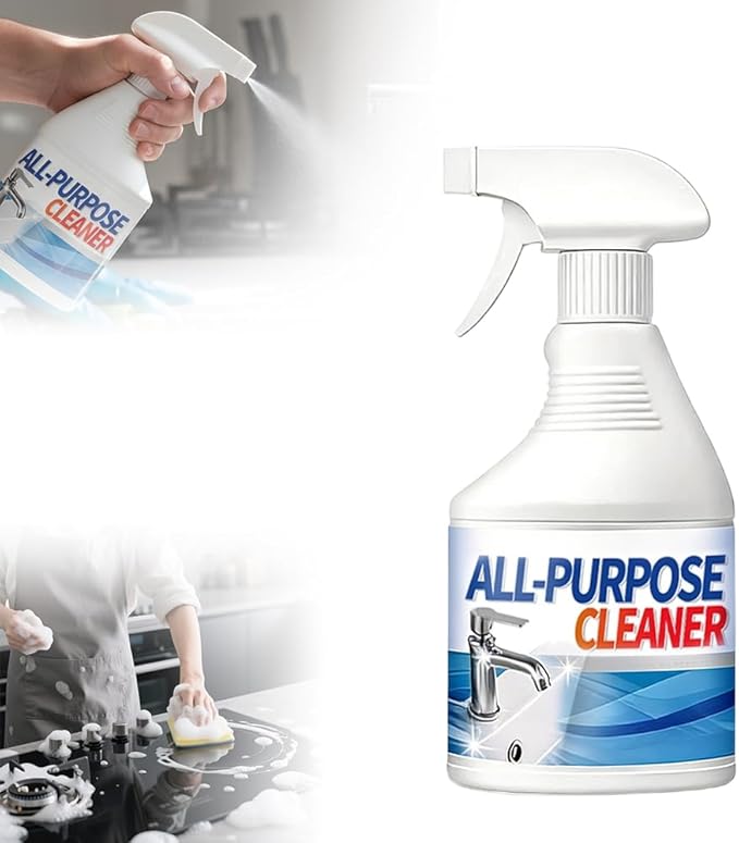 KAMOJI 2026 New Bathroom Descaler Cleaner, Multipurpose Bathrooms Cleaning Foam Spray for Kitchen, Upgrade All Purpose Rinse Cleaning Foam for Bathrooms, Sink, Glass (Bluebell)