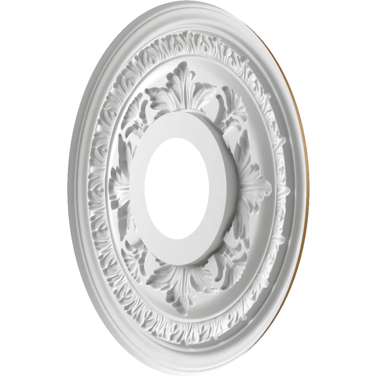 Ekena Millwork Cmp13Bacgh Baltimore Thermoformed Pvc Ceiling Medallion (Fits Canopies Up To 5 1/4), 13Od X 3 1/2Id X 3/4P, Metal