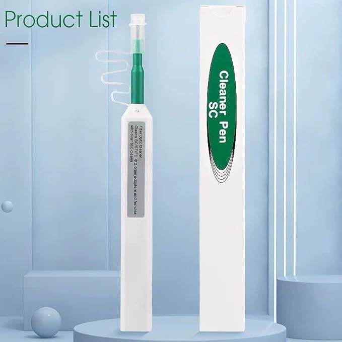 Fiber Cleaner,5PCS Fiber Optic Cleaner Pen for 2.5mm Ferrules SC,FC,ST,SC/APC and FC/APC,800+ Clean Times