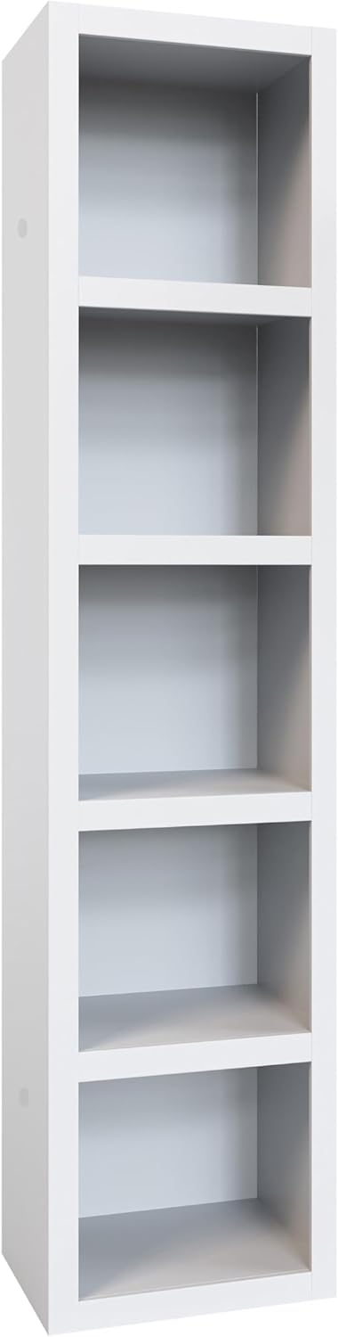 Oakland Living White 84-in Tall Wooden Bookcase Shelf