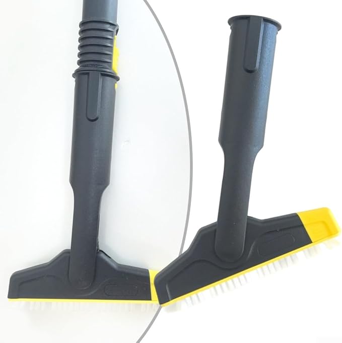 For Karcher Large Grout Brush Steam Cleaner Attachment with Flexible Joint for Cement Tile Floor Deep Cleaning Compatible with SC1 SC2 SC3 SC4 SC5 Steam Cleaners Accessories