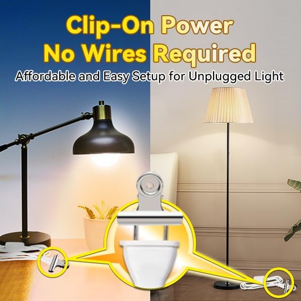 Neporal LITE PRO Rechargeable Light Bulbs, 2600mAh Large Battery Backup Light Bulbs, Perfect As Emergency Lights for Home, Hurricane Prepareness Item, E26/E27