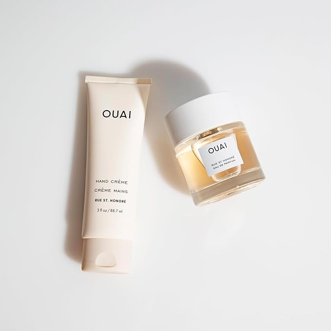 OUAI Rue St. Honore Eau de Parfum - Elegant Womens Perfume for Everyday Wear - Fresh Floral Scent with Notes of Violet, Gardenia, and Delicate Hints of Ylang Ylang and Musk (1.7 Oz)