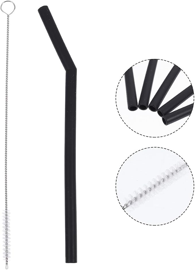 16pcs Straw Cleaning Tool with Long Nylon Bristle Brushes for Drinking Straws Tubes Bottles and Narrow Pipes Wire Hanging for Easy Storage