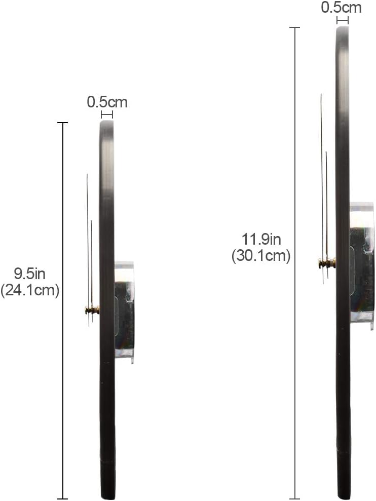 ALAZA Vintage Colorful World Map Grunge Acrylic Painted Silent Non-Ticking Round Wall Clock, 12 Inch Battery Operated Quiet Bathroom Clock for Living Room Kitchen Office Decor