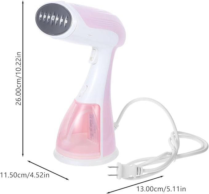 TIDTALEO Portable Handheld Garment Steamer Small Travel Steam Iron Fast Heat-up Wrinkle Remover for Clothes Curtains Abs Stainless Steel Design