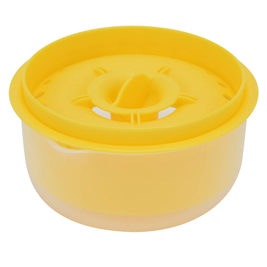 Egg Separator, Easy to, Separates up to 6 Yolks, Non, Reusable for Home Bakery (Yellow)